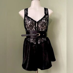 Vintage Victoria secret lace romper.